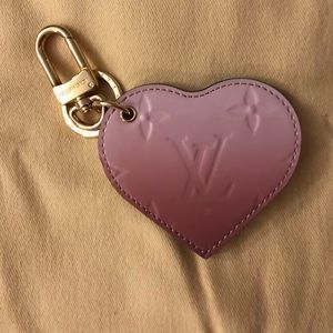 Louis Vuitton vernise degrade heart bag